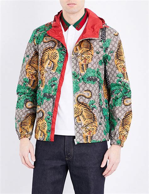 gucci tiger vest|Gucci coats for men.